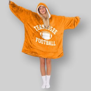 Tennessee Football Go Big Orange Blanket Hoodie