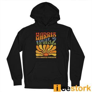 Willie Nelson Harris Walz 2024 For A Brighter Tomorrow T Shirt