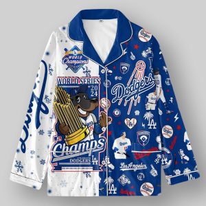 Dodgers 2024 World Series Champions Pajamas Set