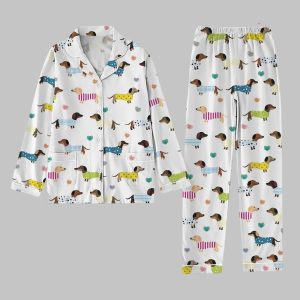 Dachshund Valentine's Day Pajama Set