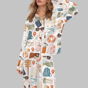 Vacation Satin Pajama Set
