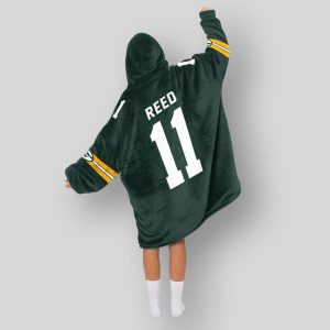 Reed Green Bay Football Unisex Blanket Hoodie 2 Reed Green Bay Football Unisex Blanket Hoodie