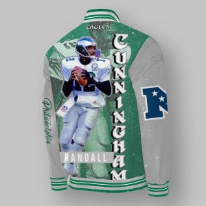 Coach Dawn Staley Cunningham 12 Eagles Baseball Jacket