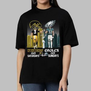 Dejean Haweyes On Saturdays Eagles On Sundays Shirt 1 Dejean Haweyes On Saturdays Eagles On Sundays Shirt