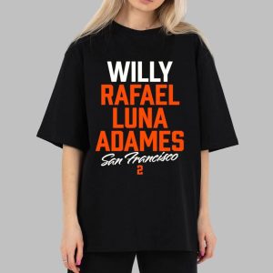 Willy Rafael Luna Adames San Francisco Shirt 4 Willy Rafael Luna Adames San Francisco Shirt