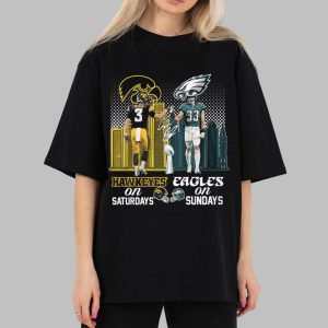 Dejean Haweyes On Saturdays Eagles On Sundays Shirt 4 Dejean Haweyes On Saturdays Eagles On Sundays Shirt