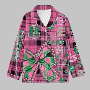 AKA Alpha Kappa Alpha This Is Serious Matter Pajama Set
