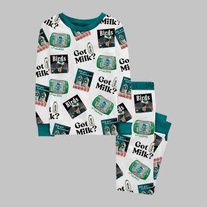 Philadelphia Football Go Birds Got Milk Pajama Set