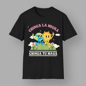 Retro Chinga La Migra Chinga Tu Maga T Shirt