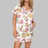 Peru Snacks Satin Pajama Set