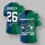 Barkley 26 Nittany Lions On Saturdays Eagles On Sundays Jersey