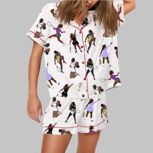 Serena Williams Tennis Super Bowl Pajama Set