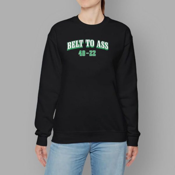 Belt To Ass 40-22 Eagles And Chiefs Shirt