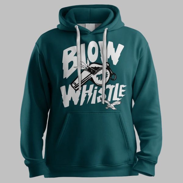 Blow The Whistle Fck Around And Find Out Eagles Hoodie
