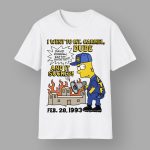 Bootleg Bart I Went To Mt Carmel Dude And It Sucked Shirt