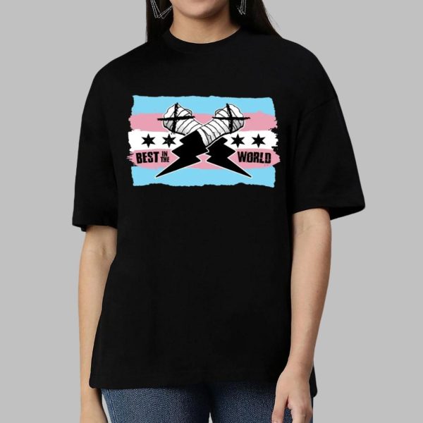 CM Punk Best In The World Trans Pride Shirt