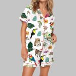 Costa Rica Travel Satin Pajama Set