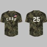 Cubs Armed Forces Giveaway Jersey 2025