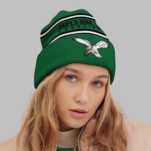 Eagles Super Bowl LIX Champions Beanie Hat 1 Eagles Super Bowl LIX Champions Beanie Hat