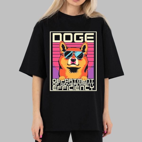 Dixiechick Doge Department Of Government Efficiency Shirt