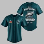Eagles 2 Time Super Bowl Champions LII LIX Baseball Jersey