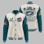 Eagles NFC Champions Super Bowl LIX 2025 Baseball Jacket