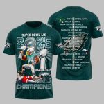 Eagles Super Bowl LIX 2025 Champions Shirt