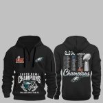 Eagles Super Bowl LIX Champions Quarter Zip Hoodie