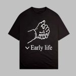 Early Life Hold Hand Paint Shirt