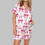 Easter Bunny Coquette Satin Pajama Set