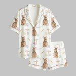 Easter Bunny Satin Pajama Set