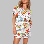 Everyone Communicates Differently Autism Month Pajama Set
