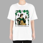 Funny Patrick's Day The Sassy Lass Tarot Card Shirt