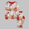 Retro Baseball Game Day Satin Pajama Set