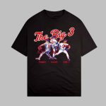 Greg Maddux Tom Glavine John Smoltz The Big 3 National Baseball Hall Of Fame Shirt