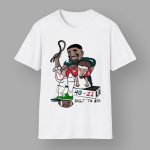 Jalen Hurts Eagles And Patrick Mahomes Chiefs Belt To Ass 40-22 LIX Caricatures Shirt