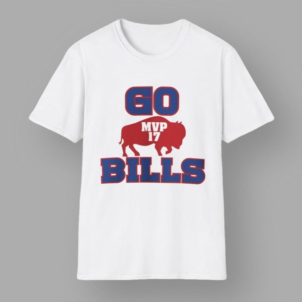 Josh Allen MVP 17 Go Bills Shirt