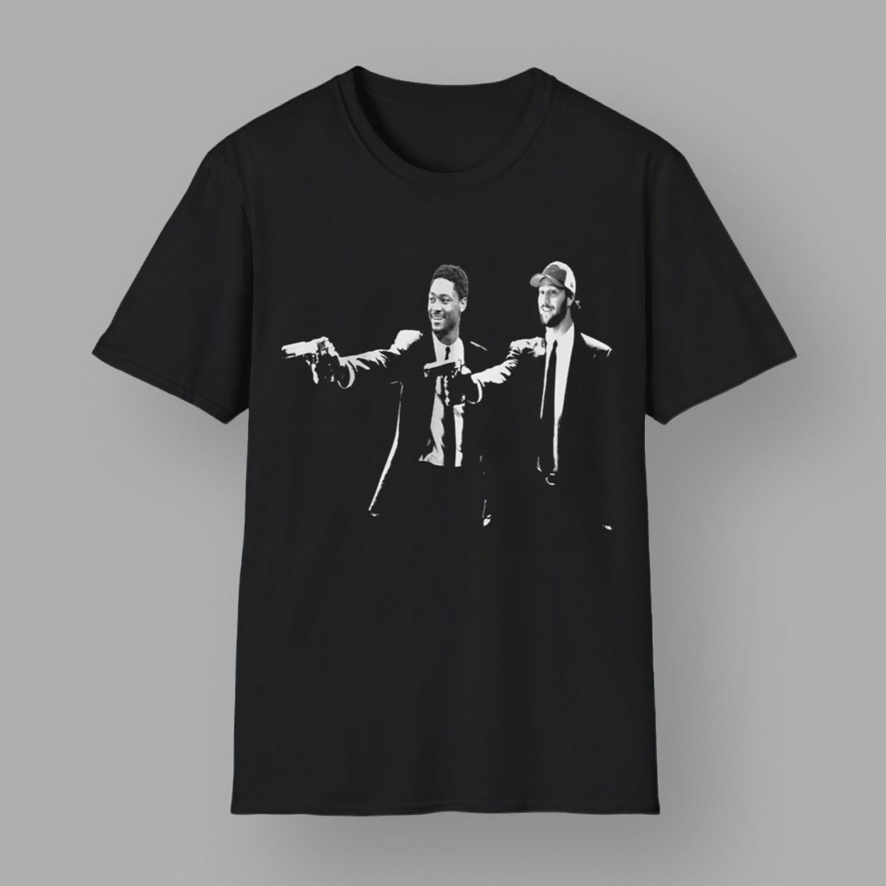 Josh Allen Stefon Diggs Pulp Fiction Style Shirt Josh Allen Stefon Diggs Pulp Fiction Style Shirt