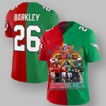 Kelce Mahomes Barkley Hurts Chiefs Vs Eagles LIX Revenge Bowl Run It Back In New Orleans Jersey