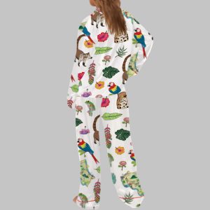 Costa Rica Travel Satin Pajama Set