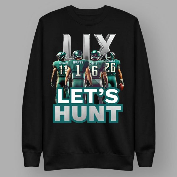 Let’s Hunt Hurts Barkley Smith Brown Philly Shirt