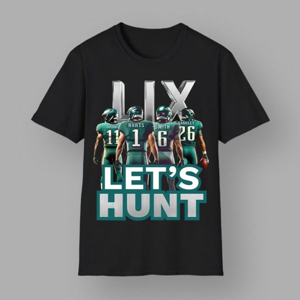Let’s Hunt Hurts Barkley Smith Brown Philly Shirt