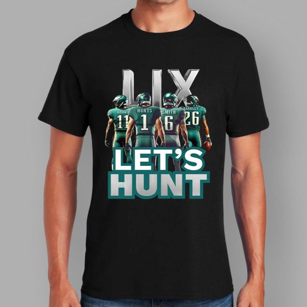 Let’s Hunt Hurts Barkley Smith Brown Philly Shirt