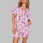 Michelob Ultra Western Cowboy Pink Pajama Set
