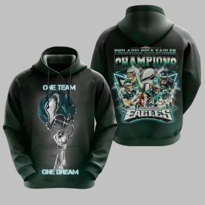 Eagles Champions One Team One Dream Shirt