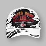 Personalized KC Chiefs Super Bowl LIX Go Chiefs Classic Cap