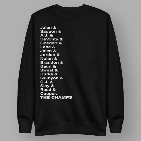 Philadelphia Football The Champs List Shirt