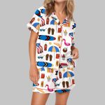 Puerto Rico Summer Satin Pajama Set
