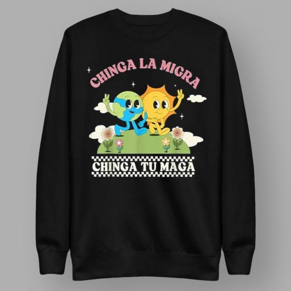 Retro Chinga La Migra Chinga Tu Maga T-Shirt