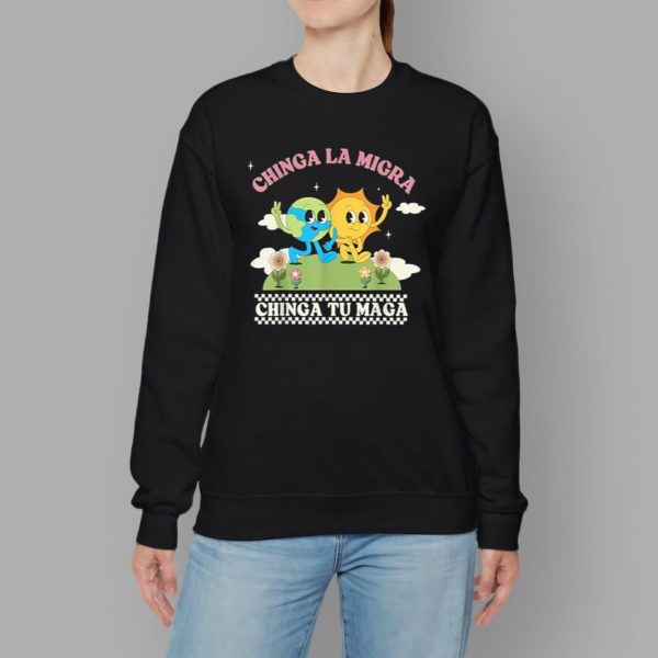 Retro Chinga La Migra Chinga Tu Maga T-Shirt